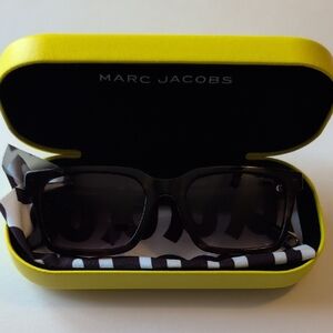 Marc Jacobs MARC 719/S0086 9K Sunglasses Havana Square Frame Brown Lenses Unisex